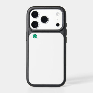 Lucky 4 Leaf Irish Clover white iPhone 17 Pro case