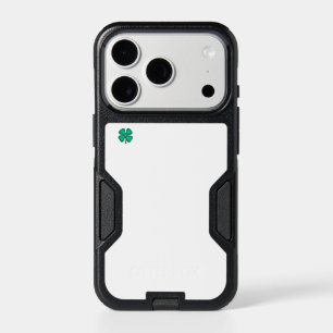Lucky 4 Leaf Irish Clover white iPhone 17 Pro case