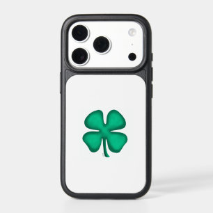 Lucky 4 Leaf Irish Clover white iPhone 17 Pro case