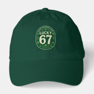 Lucky 67 – St Patrick’s Day Celtic Clover Badge Hat