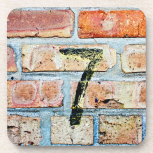 Lucky 7 drink coaster