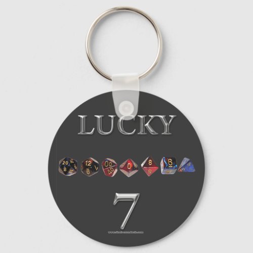 Lucky 7 keychain