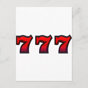 Lucky 7s postcard