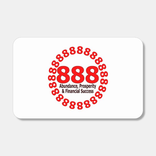 Lucky 888 Angel Number– Prosperity & Balance Matchboxes (Front)