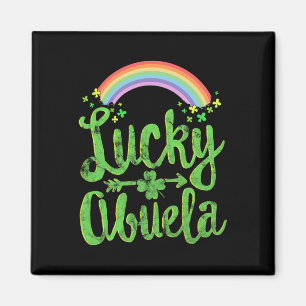 Lucky Abuela Family St Patricks Day Grandma Mother Magnet