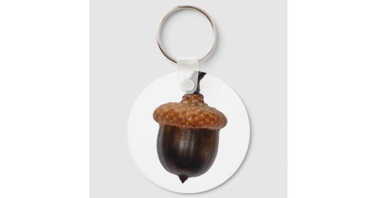 Lucky acorn keychain Zazzle Lucky acorn keychain Zazzle