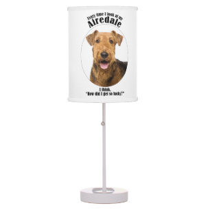 Lucky Airedale Table Lamp