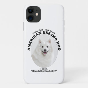 Lucky American Eskimo Dog iPhone 11 Case