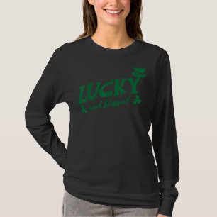 Lucky And Blessed Irish Funny St Patrick's Day Hol T-Shirt