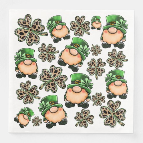 Lucky And Wild Paper Dinner Napkins