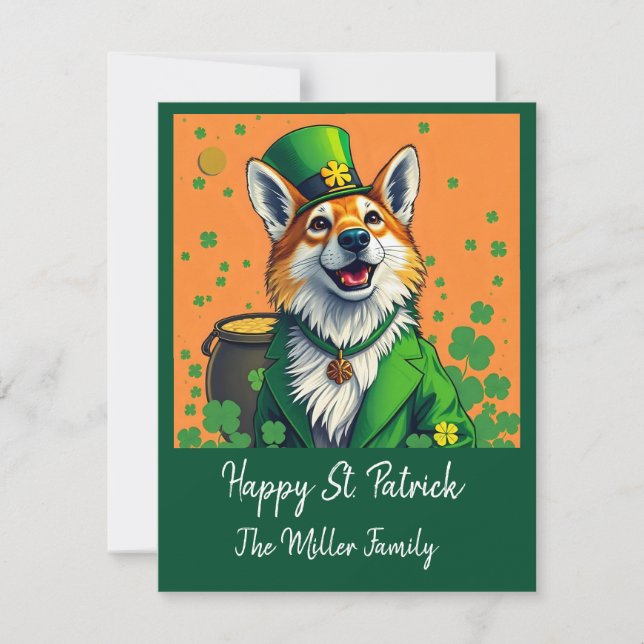 Lucky Animals in Disguise - St. Patrick’s Day Fun Holiday Card (Front)