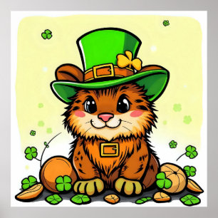 Lucky Animals in Disguise - St. Patrick’s Day Fun Poster