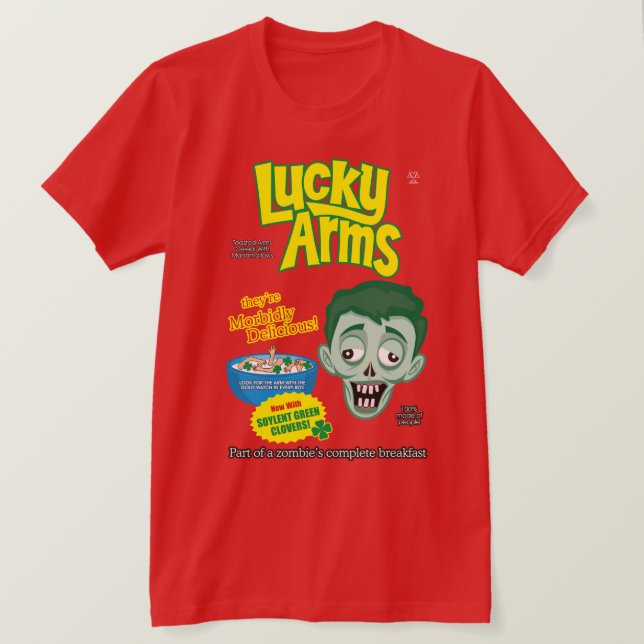 Lucky Arms Cereal T-Shirt (Design Front)