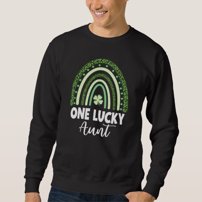 Lucky Aunt St Patrick's Day Sweatshirt (Front)