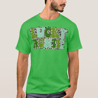 Lucky Auntie St Patrick's Day Funny Aunt Irish Sha T-Shirt