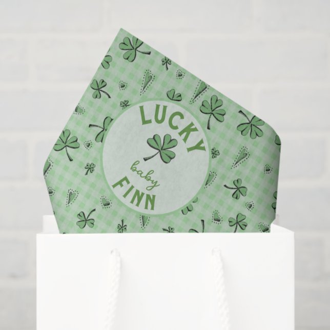 Lucky Baby Boy St. Patrick’s Day Tissue Paper (Gift Bag)