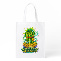 Lucky Bamboo Reusable Grocery Bag Prosperity Style