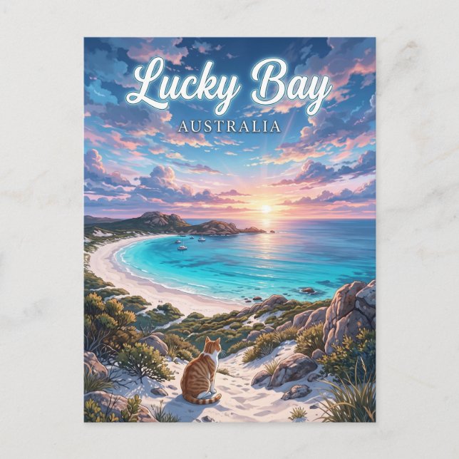 Lucky Bay Australia Postcard (Front)