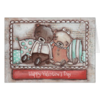 Lucky Bears - Valentine Card