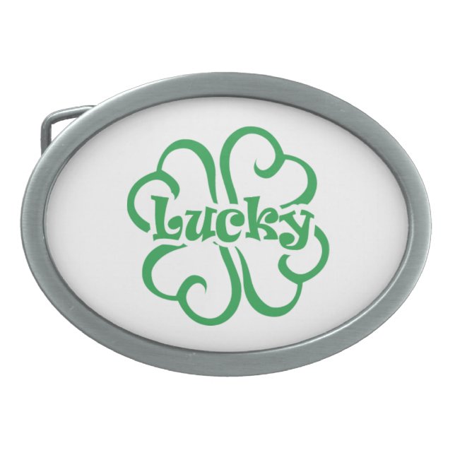 Lucky Belt Buckle (Front)