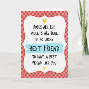 Lucky Best Friend Card
