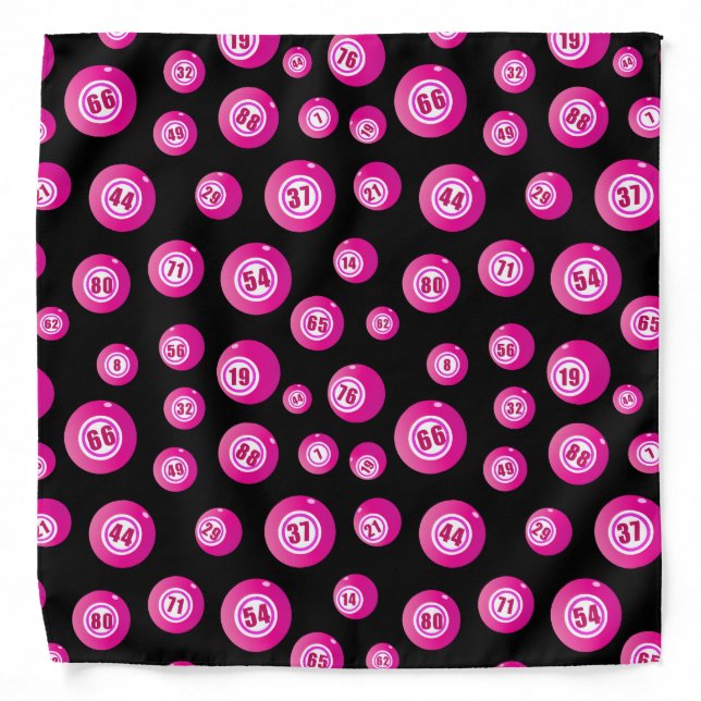 Lucky Bingo Balls Bandana (Front)