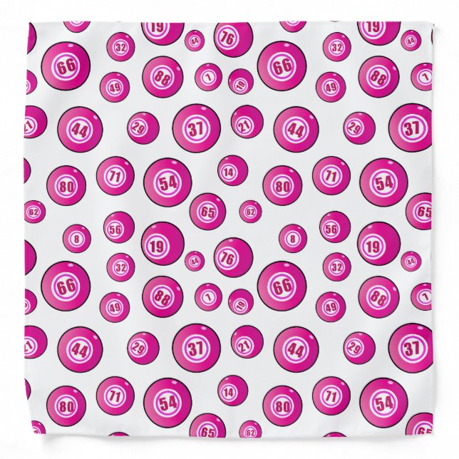 Lucky Bingo Balls Fun Bandana (Front)
