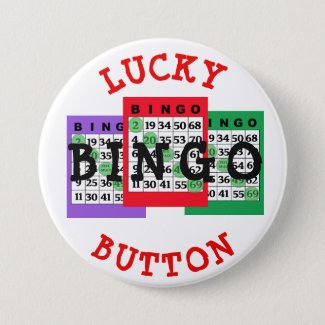 Lucky BINGO Button with Bingo cards