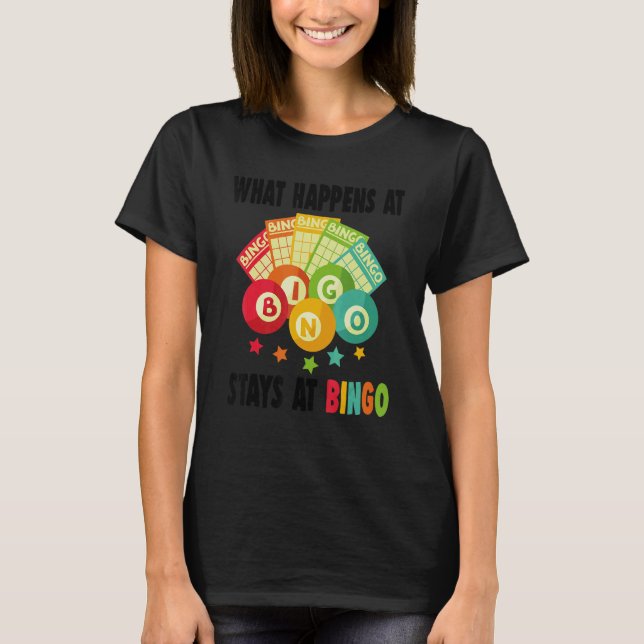 Lucky Bingo Charms   Women Men Lucky Bingo   T-Shirt (Front)