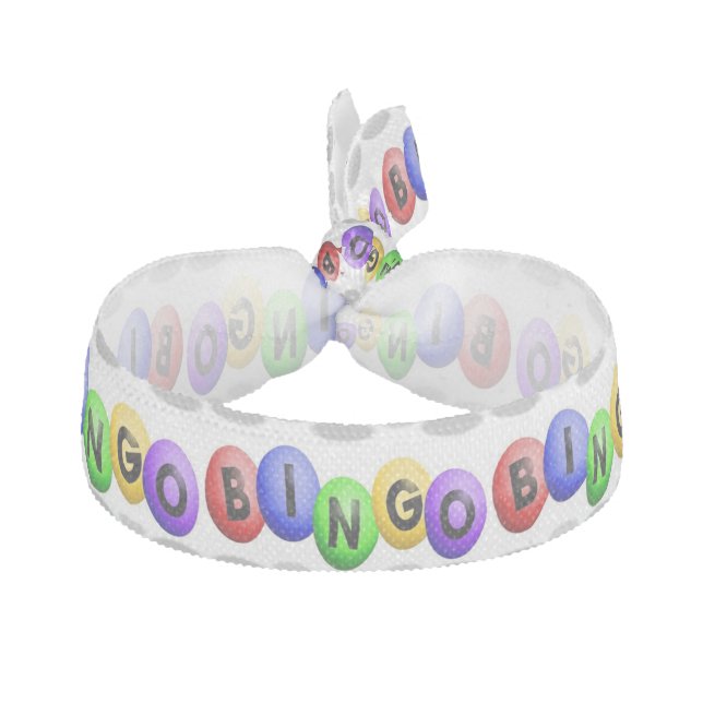 Lucky Bingo Hair Tie (Front)