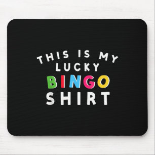 Lucky Bingo Player Mouse Pad