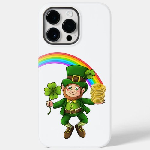 Lucky Bitcoin Rainbow Leprechaun Case_Mate iPhone 14 Pro Max Case