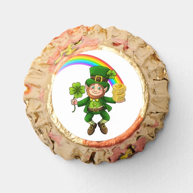 Lucky Bitcoin Rainbow Leprechaun Reese's Peanut Butter Cups (Front)