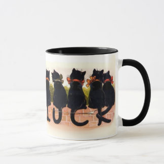 Lucky Black Cats Mug
