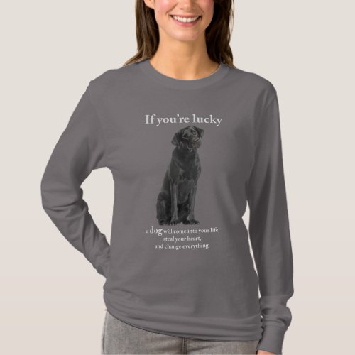 Lucky Black Lab T_Shirt