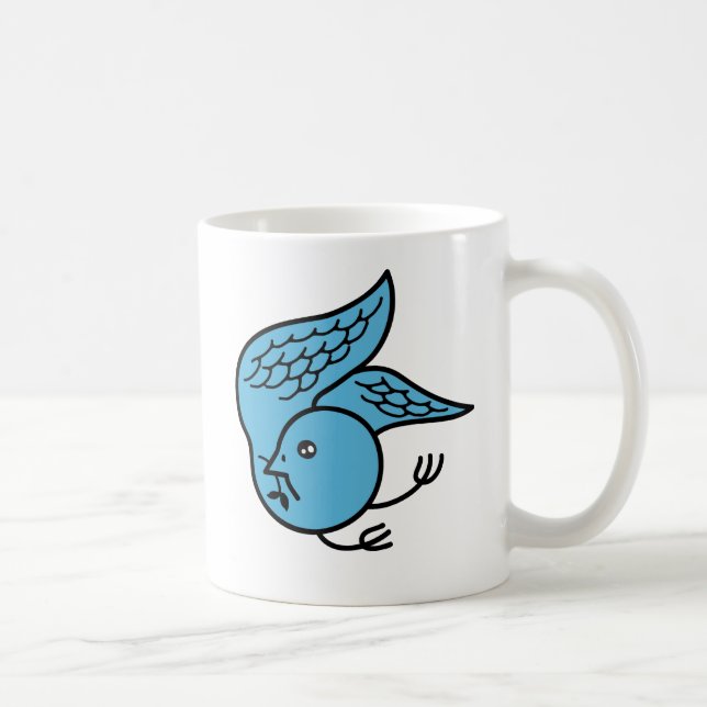 Lucky Bluebird Coffee Mug (Right)