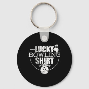 Lucky Bowling  Fun Gift For Bowlers Keychain