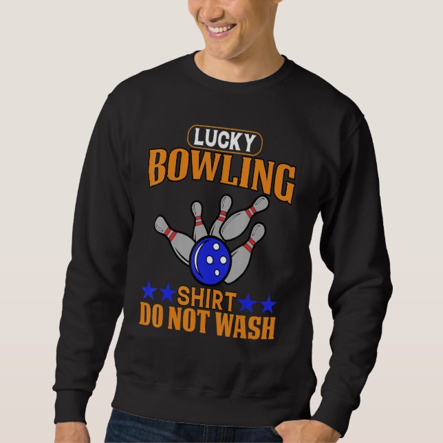 Lucky Bowling Shirt Do not wash - Funny Bowlers Qu (Front)