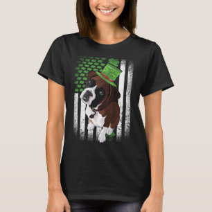 Lucky Boxer Dog St Patrick s Day T-Shirt