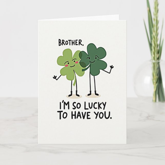 Lucky Brother Card (Front)