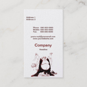 Lucky Buddha Business Card