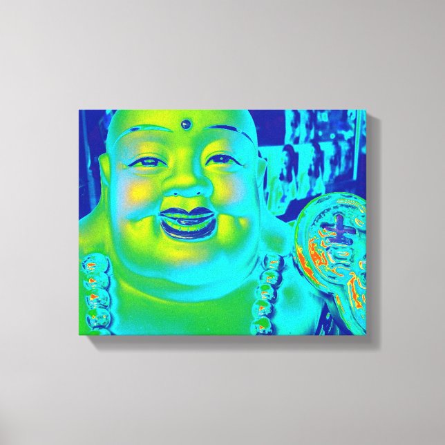 "Lucky Buddha" Canvas Print (Front)