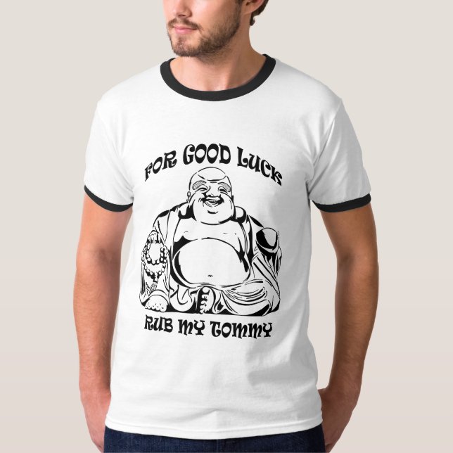 Lucky Buddha Mens T-shirt (Front)
