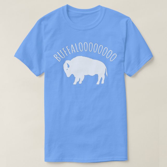 Lucky Buffalo Buffalooo Bison Nature Wildlife Desi T-Shirt (Design Front)