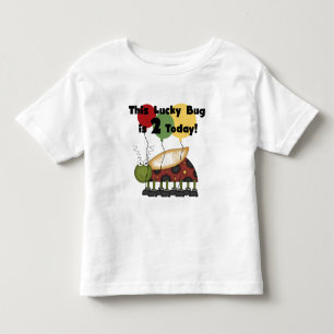 Lucky Bug 2nd Birthday T-shirts and Gifts