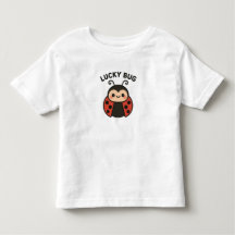 Lucky Bug Ladybug – Cute Toddler Girl T-Shirt