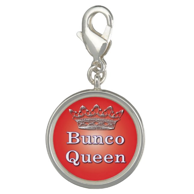 Lucky Bunco Queen Charm (Front)