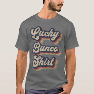 Lucky Bunco Vintage Bunco Dice Game retro T-Shirt