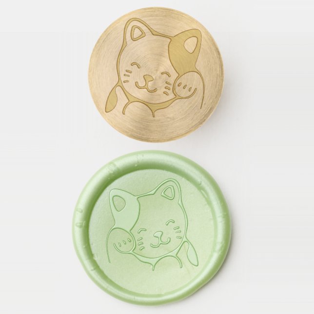 lucky car wax seal stamp (Stamped)