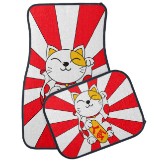 Lucky Cat (A) Car Floor Mat